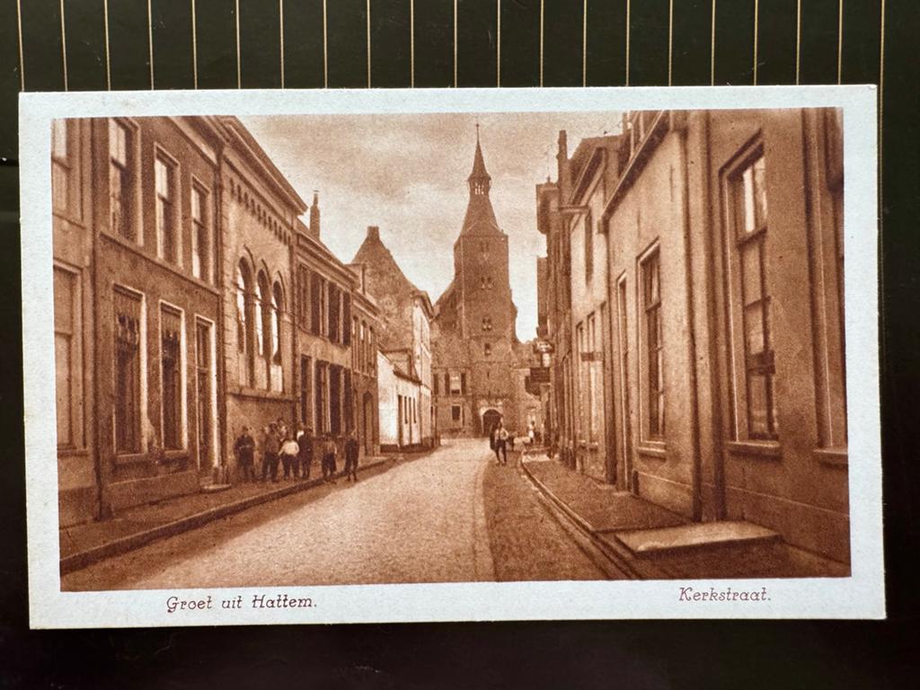 Oude Ansichtkaart Hattem, Kerkstraat - Voor 1920, Ophalen of Verzenden, Voor 1920, Ongelopen, Gelderland