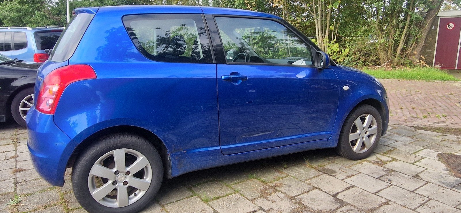 Suzuki Swift 1.3 3D 2008 Blauw 177.000km, Auto's, 31 €/maand, Swift, Bedrijf, Handgeschakeld