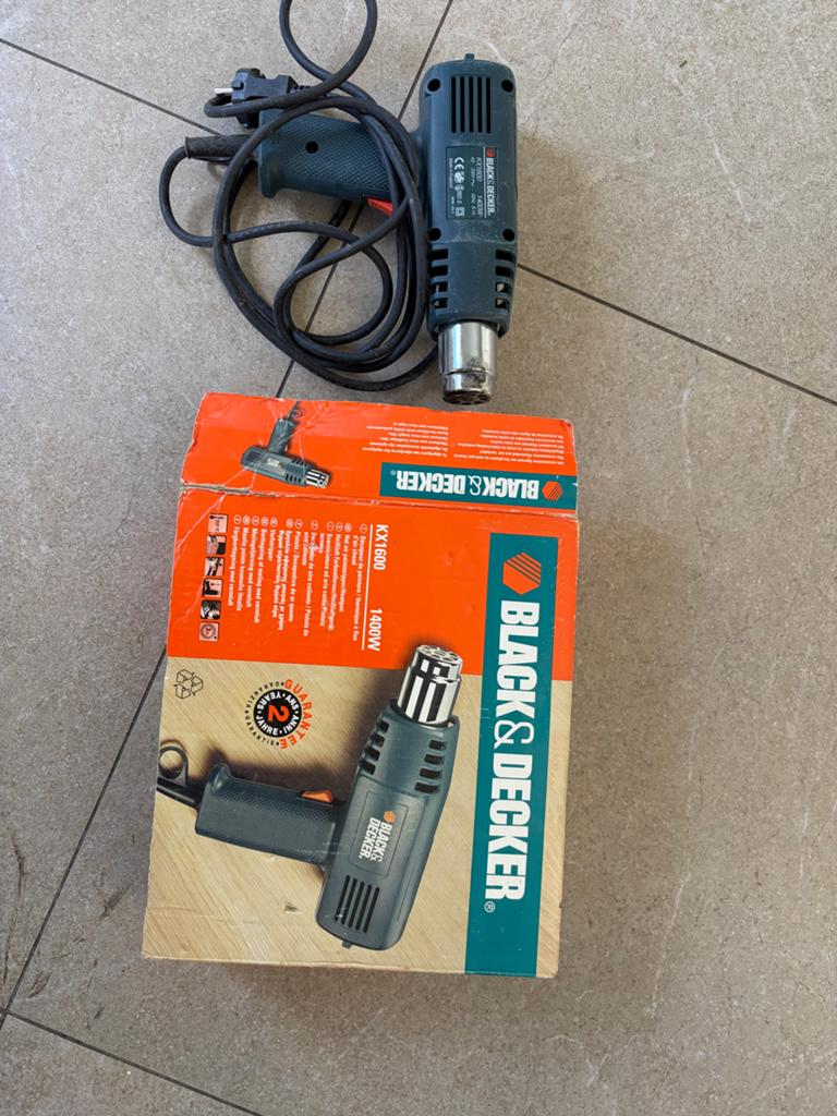 Black & Decker KX1600 verfstripper 1400W, Ophalen of Verzenden, Gebruikt