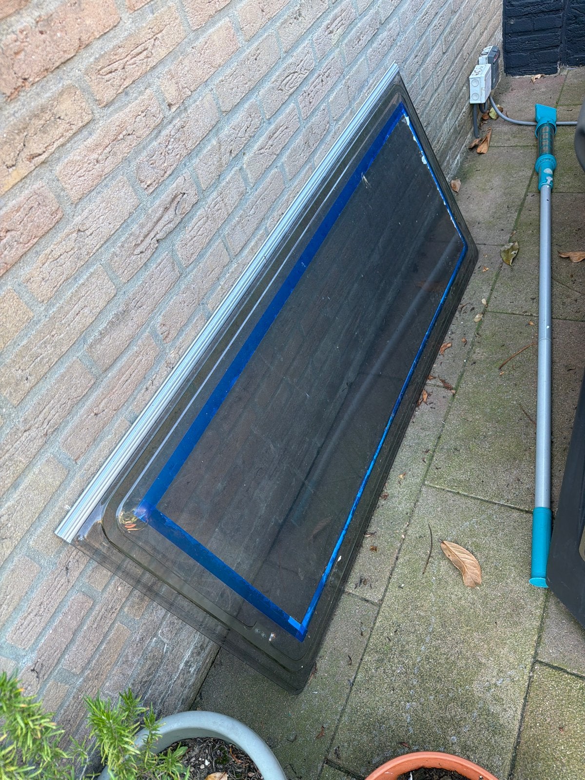 Z.g.a.n. zijraam voor camper 1375 x 635 mm, Ophalen of Verzenden, Zo goed als nieuw