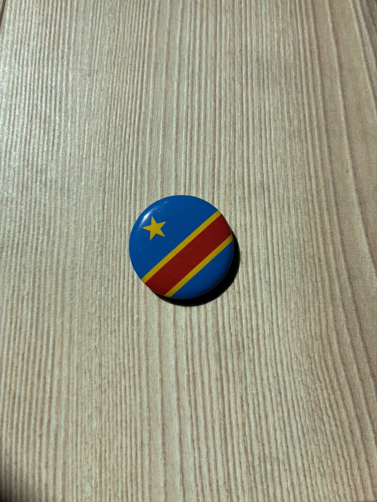 Zeldzame wk button Congo (Dekamarkt Deka), Ophalen of Verzenden, Nieuw, Sport