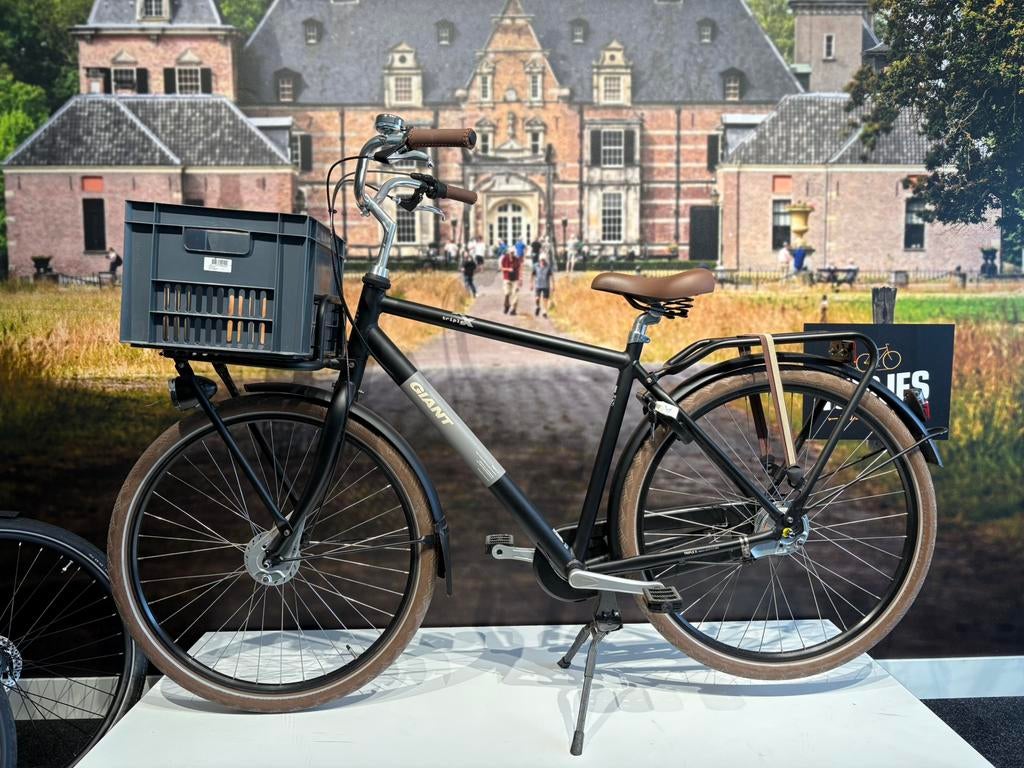ZO GOED ALS NIEUW! Giant triple x herenfiets Maat L, Versnellingen, Zo goed als nieuw, 57 tot 61 cm, Trommelrem