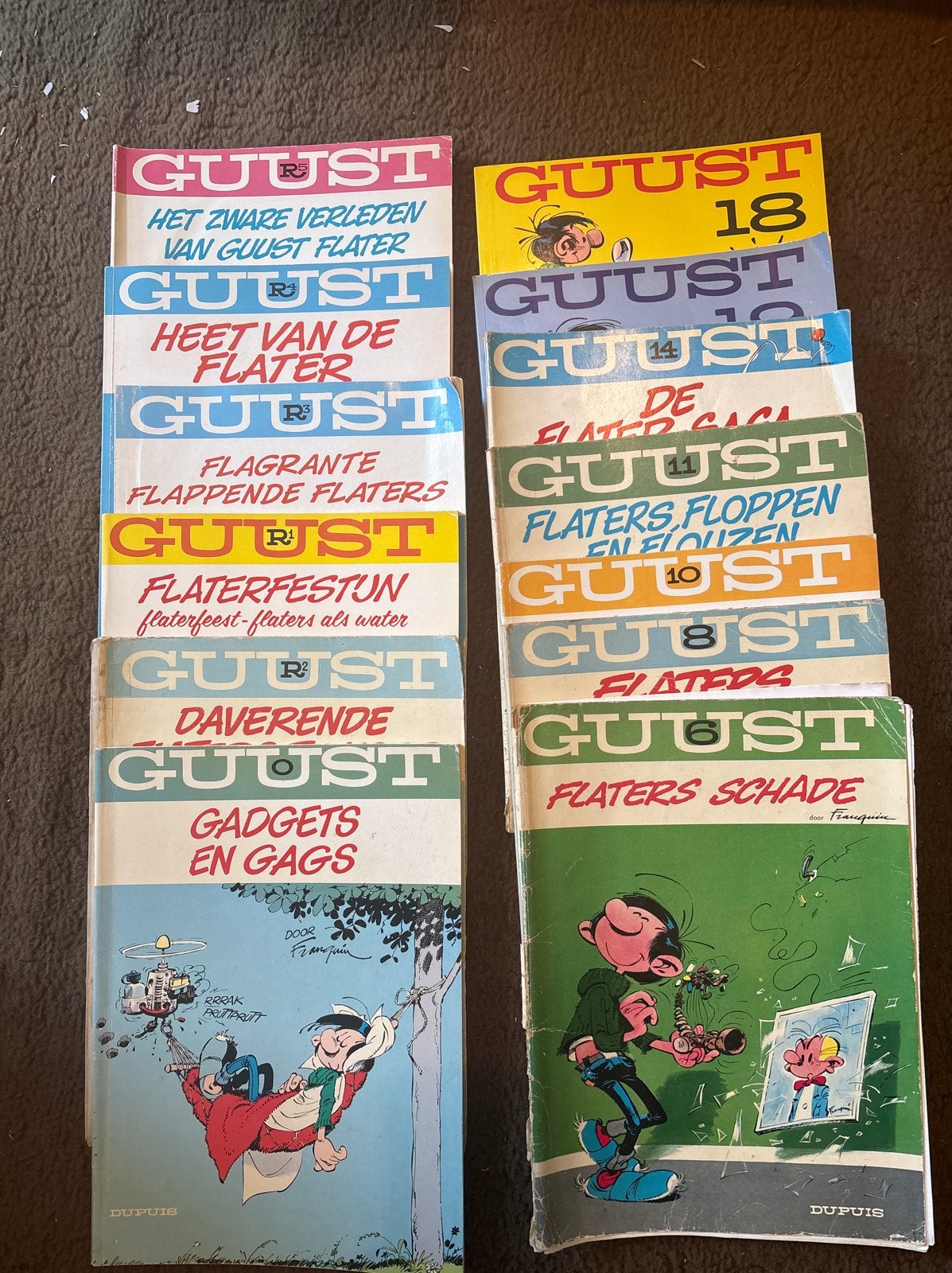 Guust Flaters stripboeken collectie - Vintage vanaf 1972, Meerdere stripboeken, Ophalen of Verzenden, Gelezen