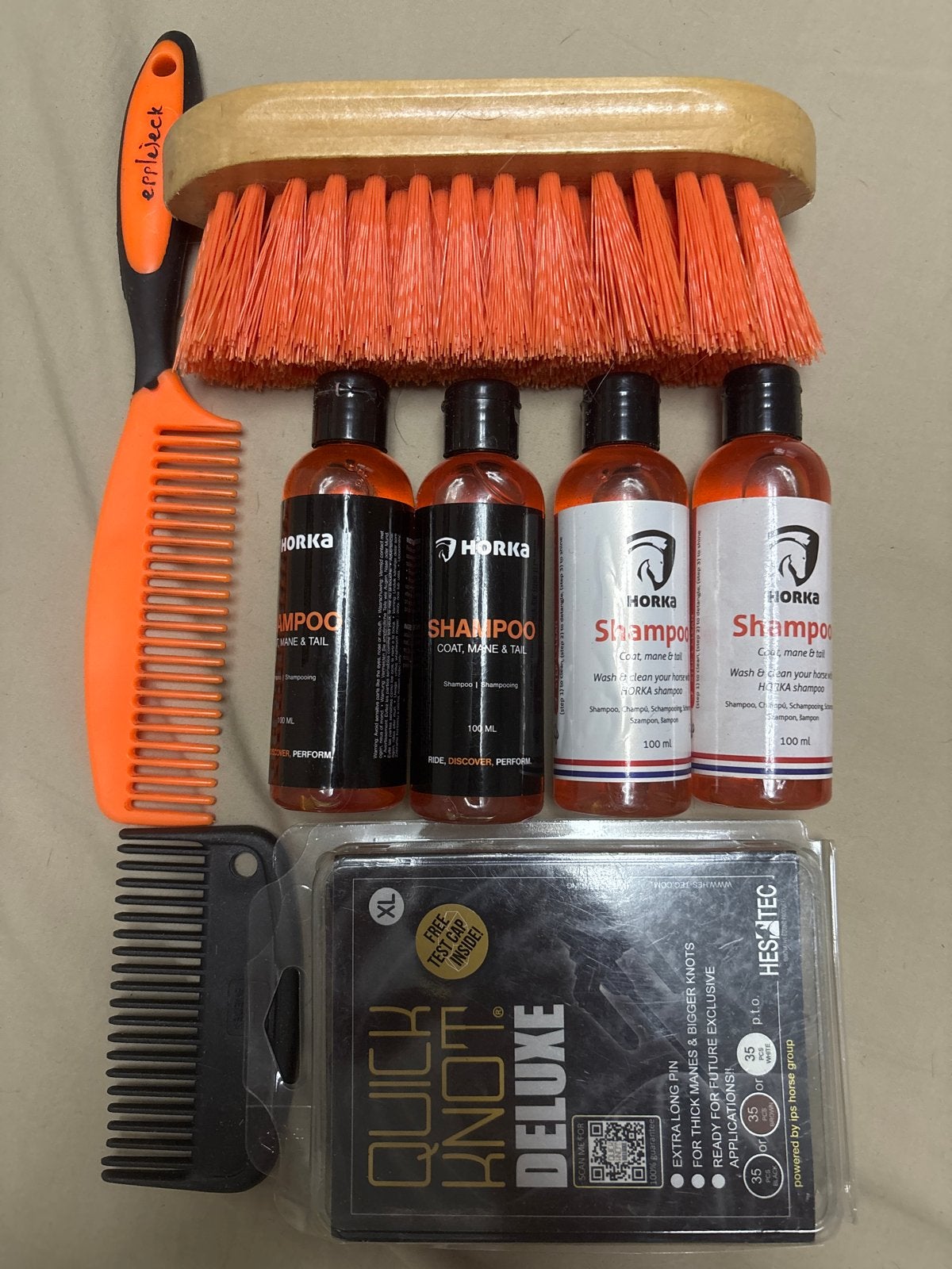 Borstel, kammen, shampoo en quick knot deluxe xl, Ophalen of Verzenden