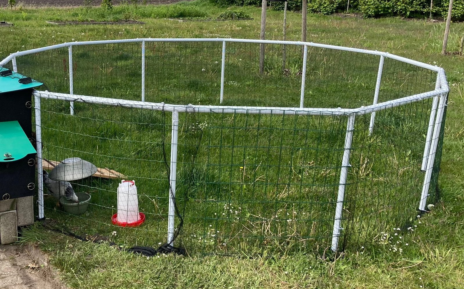 Ronde kippenren, 360cm doorsnee, Dieren en Toebehoren, Ophalen, Gebruikt, Kippenhok of Kippenren