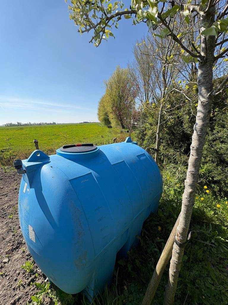 Watertank 3000 liter - Ideaal voor regenwater, 150 liter of meer, Ophalen, Zo goed als nieuw, Kunststof