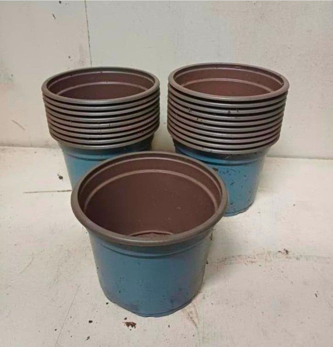 kweekpotten plantenpotten bloempotten 2 liter, Kunststof, Gebruikt, Rond, Ophalen of Verzenden