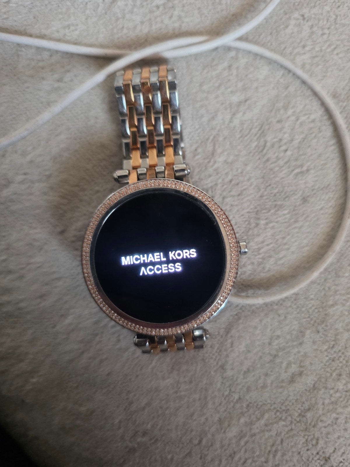Michael Kors Gen 5E darci smartwatch, Michael Kors, Stappen, Ophalen of Verzenden, Zo goed als nieuw