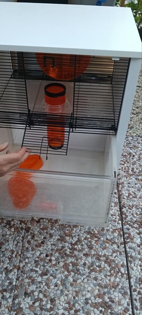 Omlet hamsterkooi met looprad voerbakjes, Dieren en Toebehoren, Minder dan 60 cm, Kooi, Minder dan 75 cm, Ophalen of Verzenden