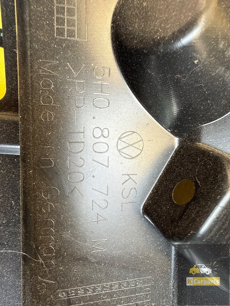 Golf 8 Bumperhouder Rechts 5H0807724M bumper Steun, Gebruikt, Volkswagen, Volkswagen AG, Bumper