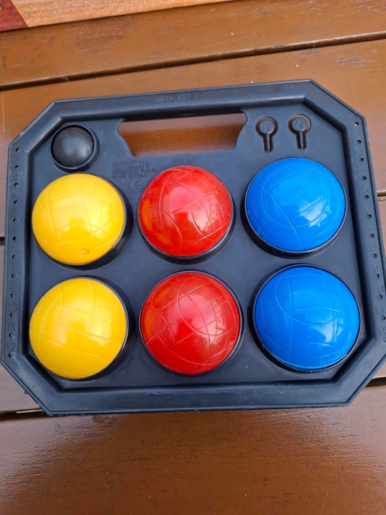Jeu de boules - Klassiek Spel voor Buitenplezier, Een of twee spelers, Ophalen of Verzenden, Gebruikt, MATPLAST