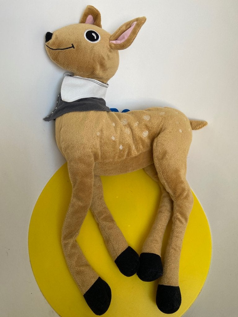 K1768 ikea hert hertje bruin met kraag, Ophalen of Verzenden, Overige typen