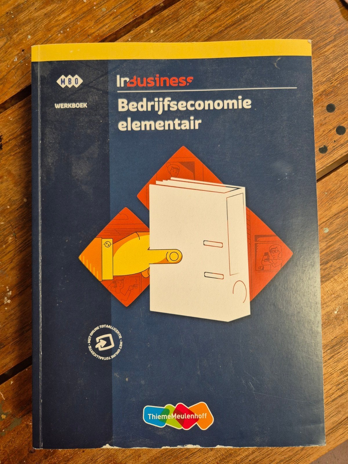 InBusiness Bedrijfseconomie Elementair Werkboek MBO, Boeken, Ophalen of Verzenden, Zo goed als nieuw, MBO, Gamma