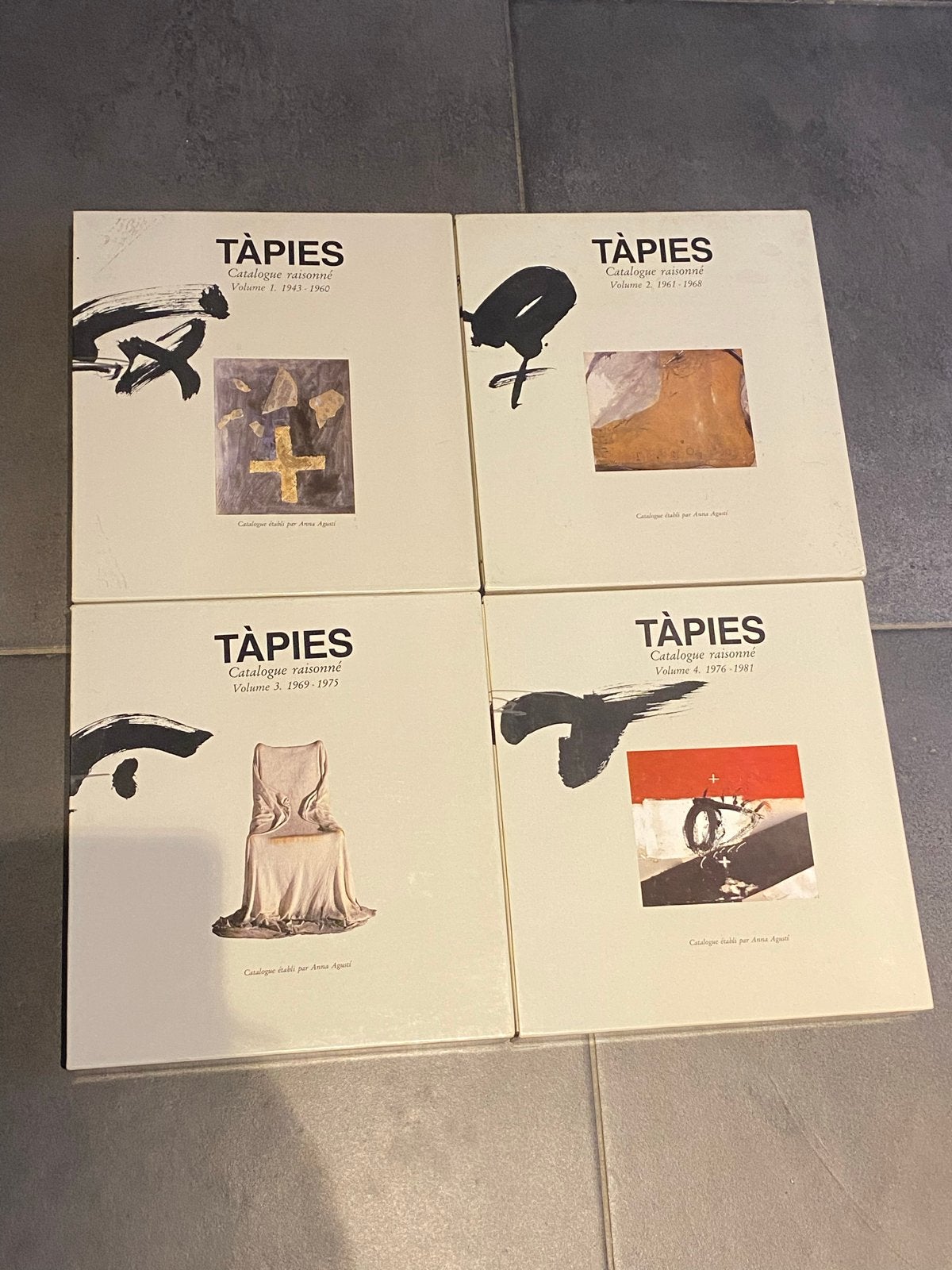 Antoni Tàpies : Catalogue Raisonné (4 delen) - Anna.  Agustí, Ophalen of Verzenden, Zo goed als nieuw