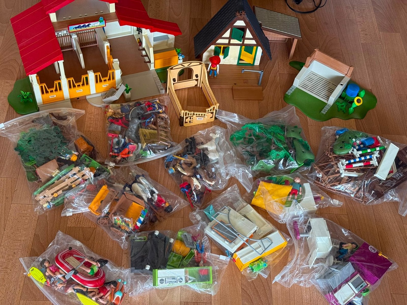 Playmobil Paardenmanege 4190 & Boswachtershuis Z4207 met ext, Ophalen, Gebruikt, Gebouw, Complete set