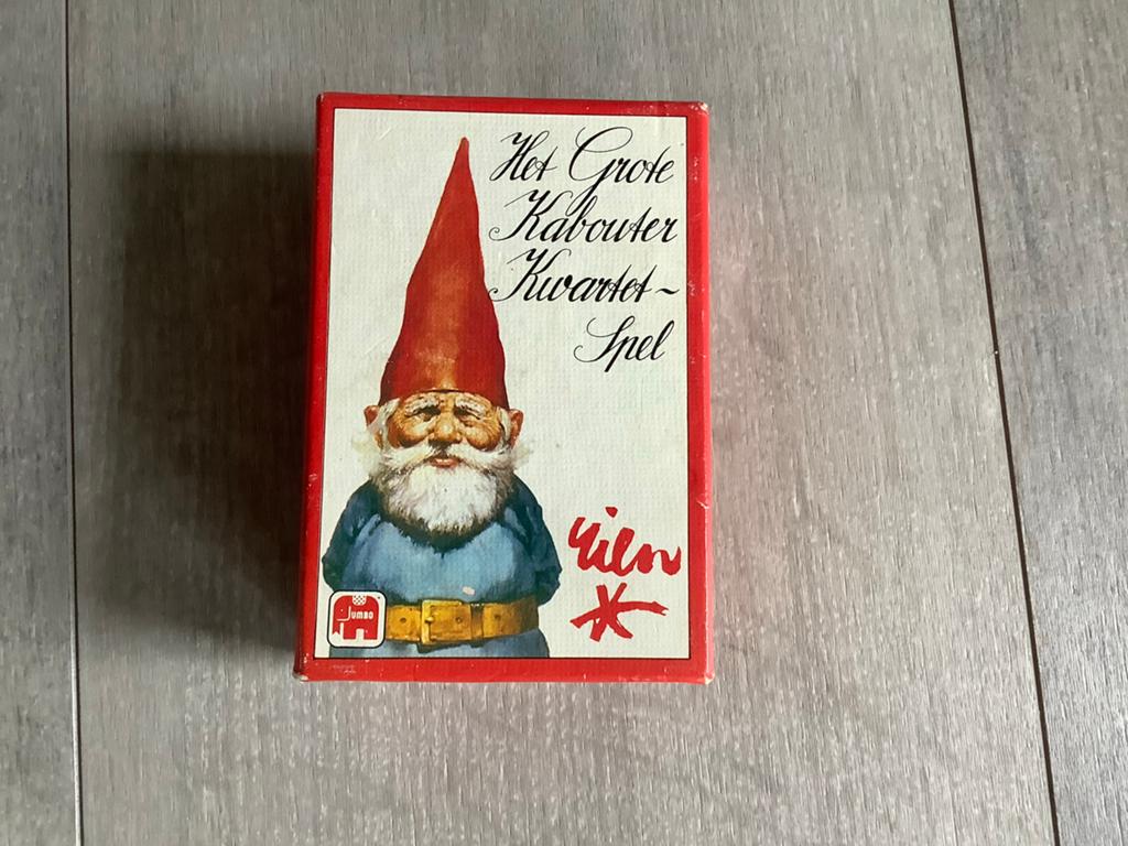 Vintage Rien Poortvliet Kabouter Kwartetspel - Jumbo, Verzamelen, Ophalen of Verzenden, Zo goed als nieuw
