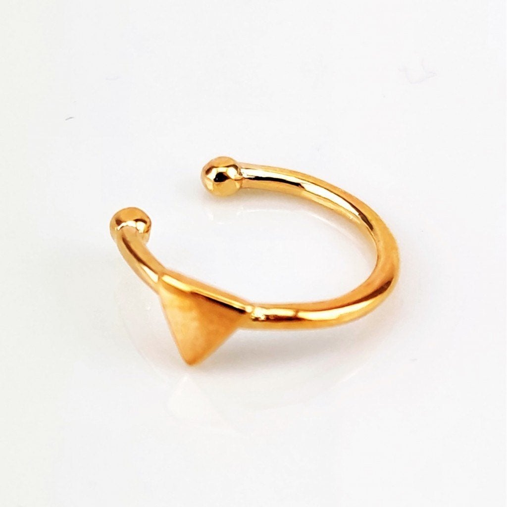 XUPING Vergulde Roségoud Fake Helix-Oorpiercing Ring, Staal, Birgitta-Gracht 33, 6465 EL Kerkrade, Nederland, Verzenden, Oor- of Traguspiercing
