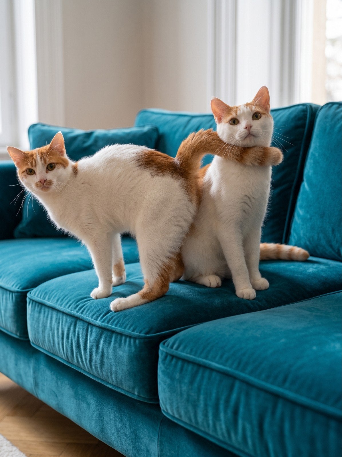 2 lieve zusjes 8,5 mnd-GEV, GES, GEC & ONTW, Meerdere dieren, Kortharig, 0 tot 2 jaar