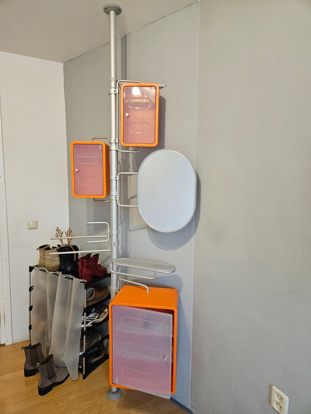 origineel vintage ikea stolmen origineel oranje onbeschadigd, Huis en Inrichting, Ophalen, Zo goed als nieuw