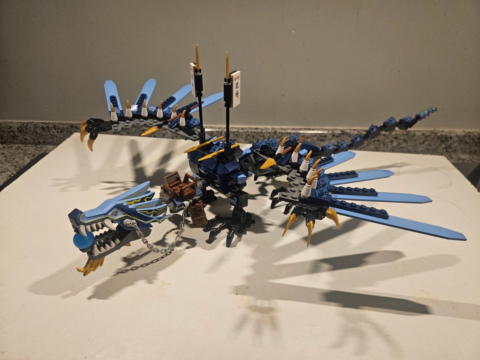 lego ninjago 2521 lightning dragon battle, Ophalen of Verzenden, Zo goed als nieuw, Lego, Ninjago