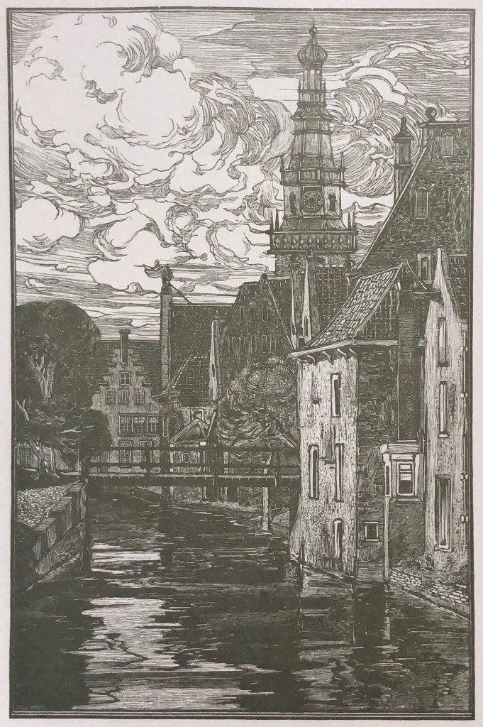 Mooie kunst v/h Grafiekkabinet Jacobus Gerardus Veldheer, Antiek en Kunst, Verzenden