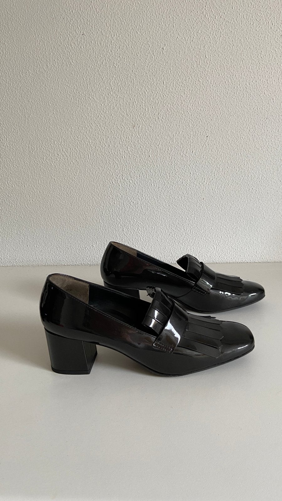 Donkerbruine loafers van Paul Green, Ophalen, Bruin, Nieuw, Schoenen met hoge hakken