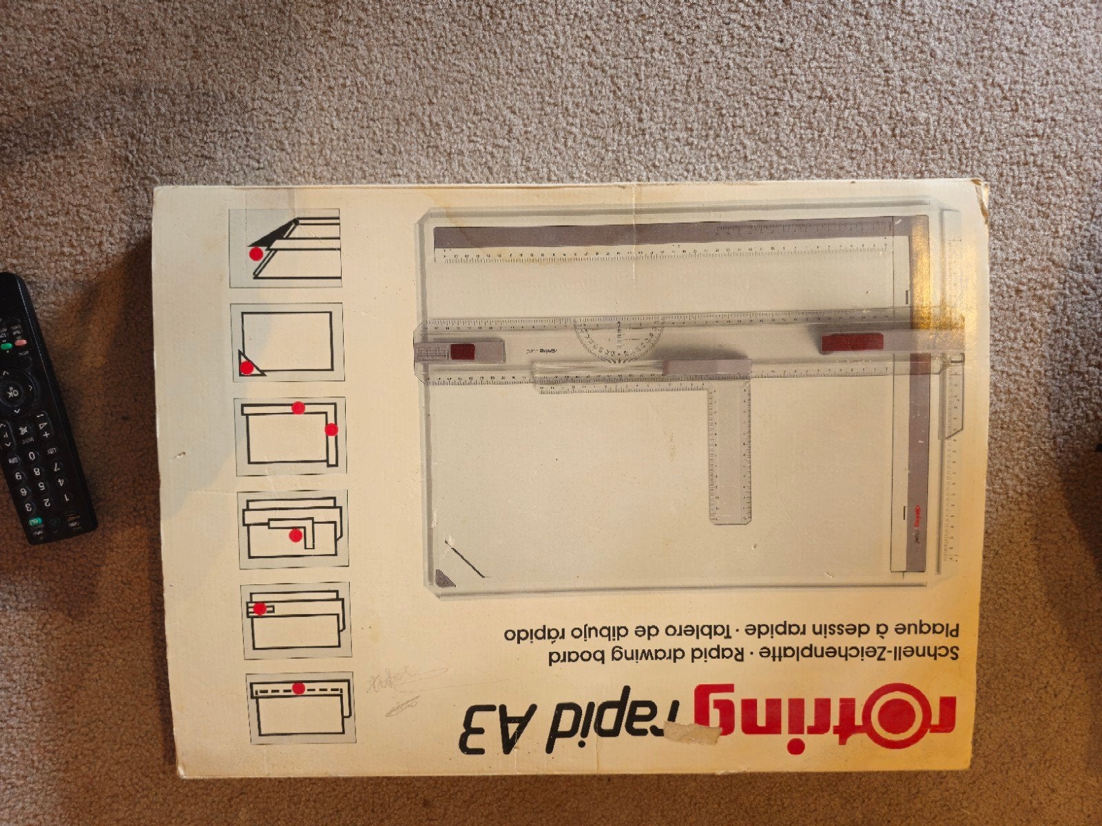 Rotring Rapid A3 Tekenbord - Zo goed als nieuw, Ophalen of Verzenden, Gebruikt, Minder dan 130 cm