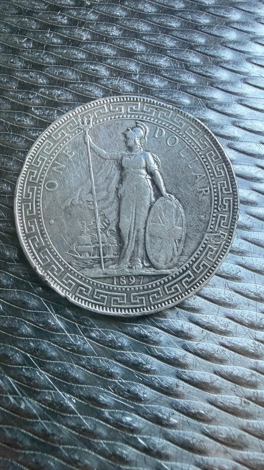 1897 United Kingdom 1 dollar British Trade Dollar, Verzenden, Midden-Oosten