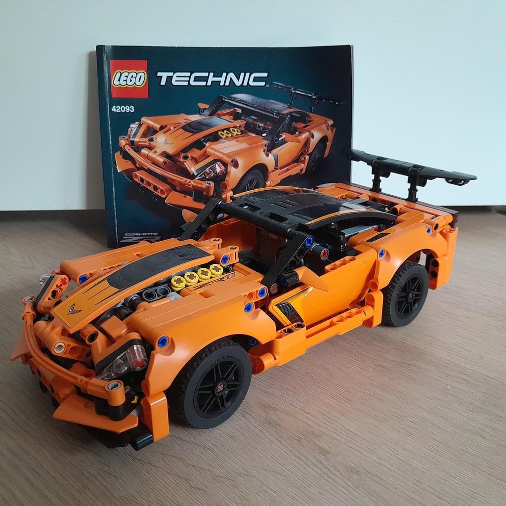 Lego Technic 42093 Chevrolet Corvette ZR1 - Compleet, Ophalen, Lego, Compleet, Zo goed als nieuw