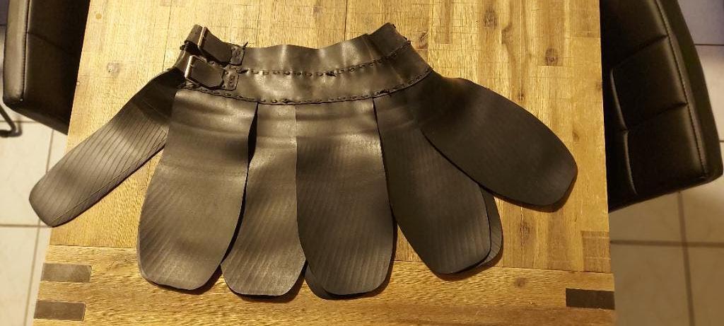 Heren rok  rubber gladiator Toxic Bitch, Ophalen of Verzenden, Zo goed als nieuw, Kleding