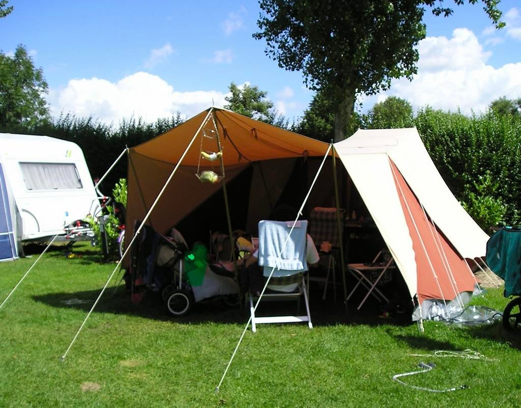 De Waard Roerdomp tent met varioluifel compleet, Caravans en Kamperen, Tenten, Ophalen, Gebruikt, Tot en met 3