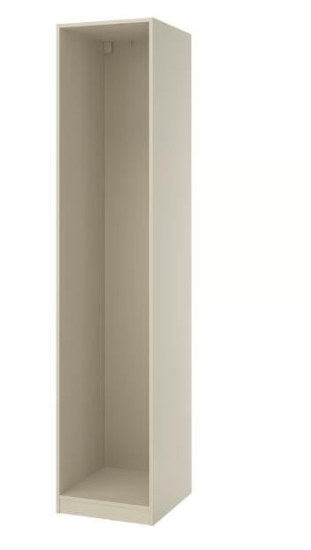 PAX Kast Grijs beige - 50x58-236, Huis en Inrichting, Kasten | Kledingkasten, Ophalen, Met plank(en), 200 cm of meer, 50 tot 100 cm