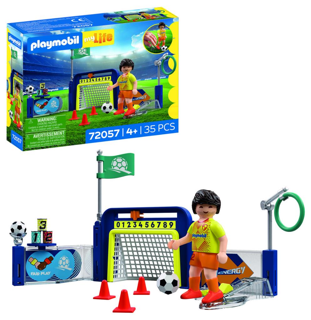 PLAYMOBIL 72057 Sport Action Voetbaltrainingsstation 35dlg, Ophalen of Verzenden, Nieuw, Complete set