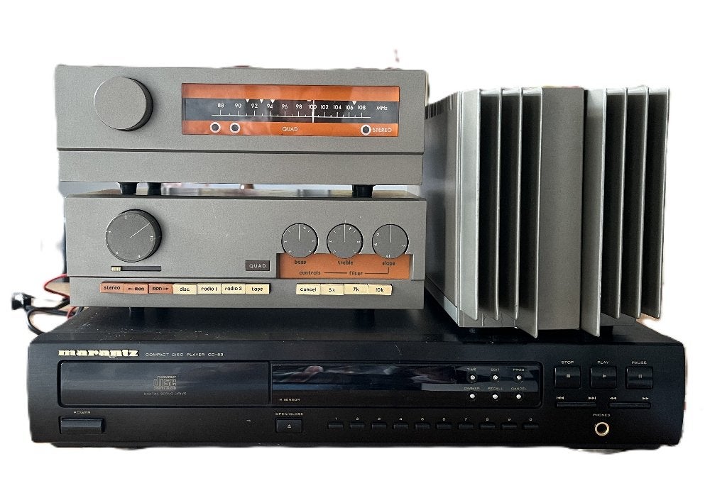 Quad 33/303/FM3 gerevis. set, +  Marantz CD-53 speler, Ophalen, Refurbished, Tuner of Radio, Overige merken
