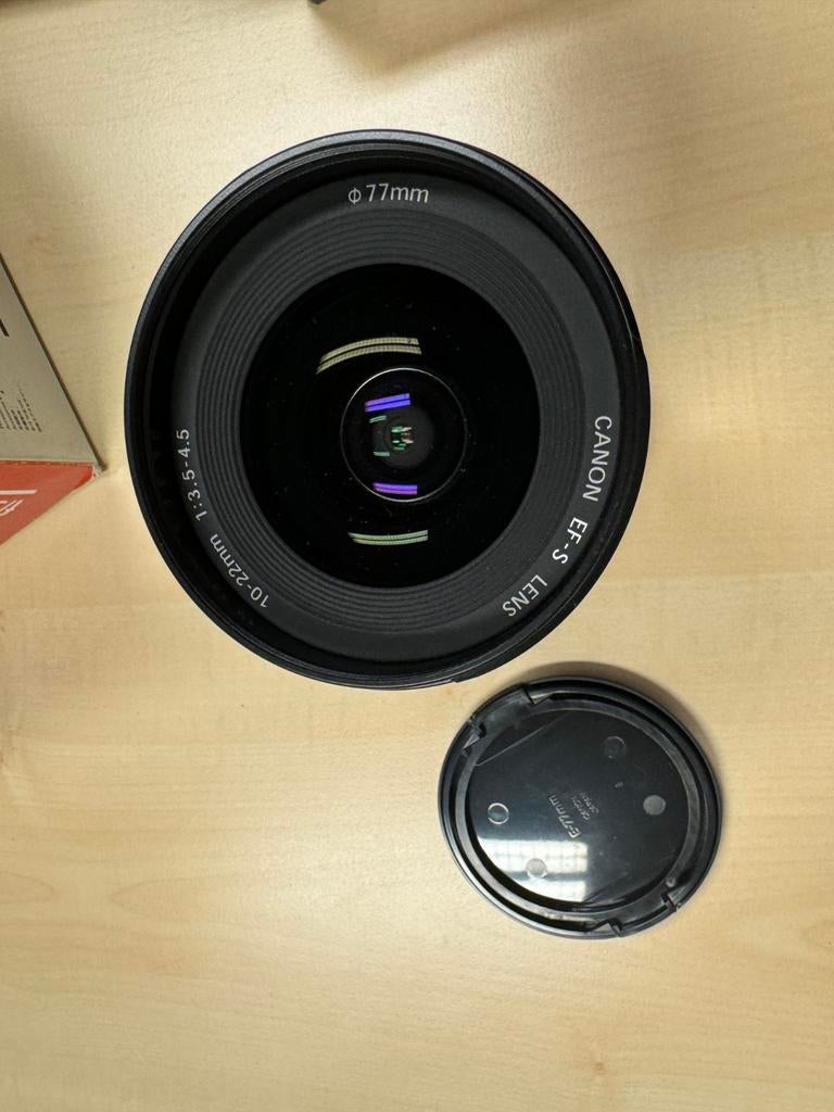 Canon Lens EFS 10-22 mm f/3.5-4.5 USM - perfecte staat, Audio, Tv en Foto, Fotografie | Lenzen en Objectieven, Ophalen of Verzenden