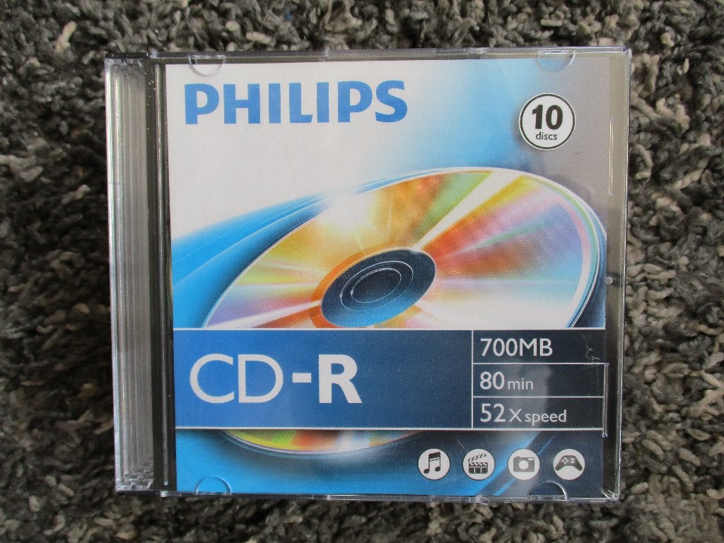 10 nieuwe lege CD's Philips, Ophalen of Verzenden, Modernisme tot heden, Nieuw in verpakking, Overige typen