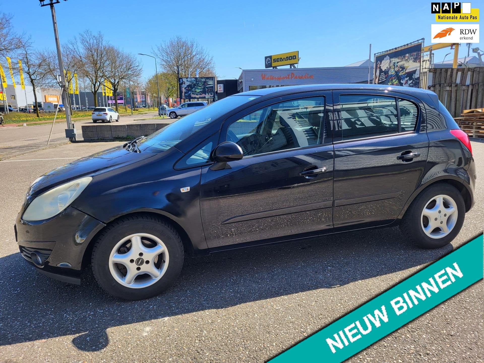 Opel Corsa 1.0-12V Essentia inruil NWE APK, Voorwielaandrijving, Stof, Zwart, 1045 kg