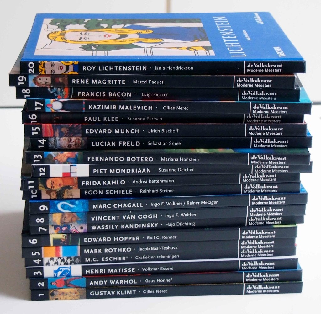 Moderne Meesters compleet 20 delen | Volkskrant | Taschen, Ophalen of Verzenden, Gelezen, Schilder- en Tekenkunst