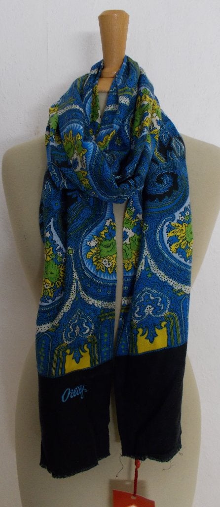 Mooie blauwe paisley print sjaal van Oilily, Verzenden, Nieuw, Maat 38/40 (M), Sjaal