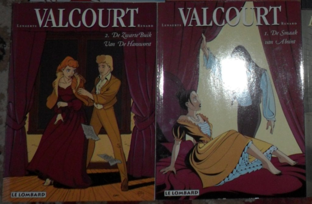 Serie reeks VALCOURT Deel 1+2 COMPLEET - Lenearts, Boeken, Complete serie of reeks, Ophalen of Verzenden, Zo goed als nieuw