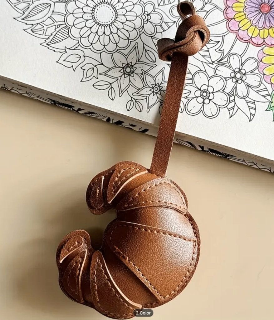 Croissant tasbedel Bag Charm Sleutelhanger tashanger, Ophalen of Verzenden, Nieuw, Overige typen