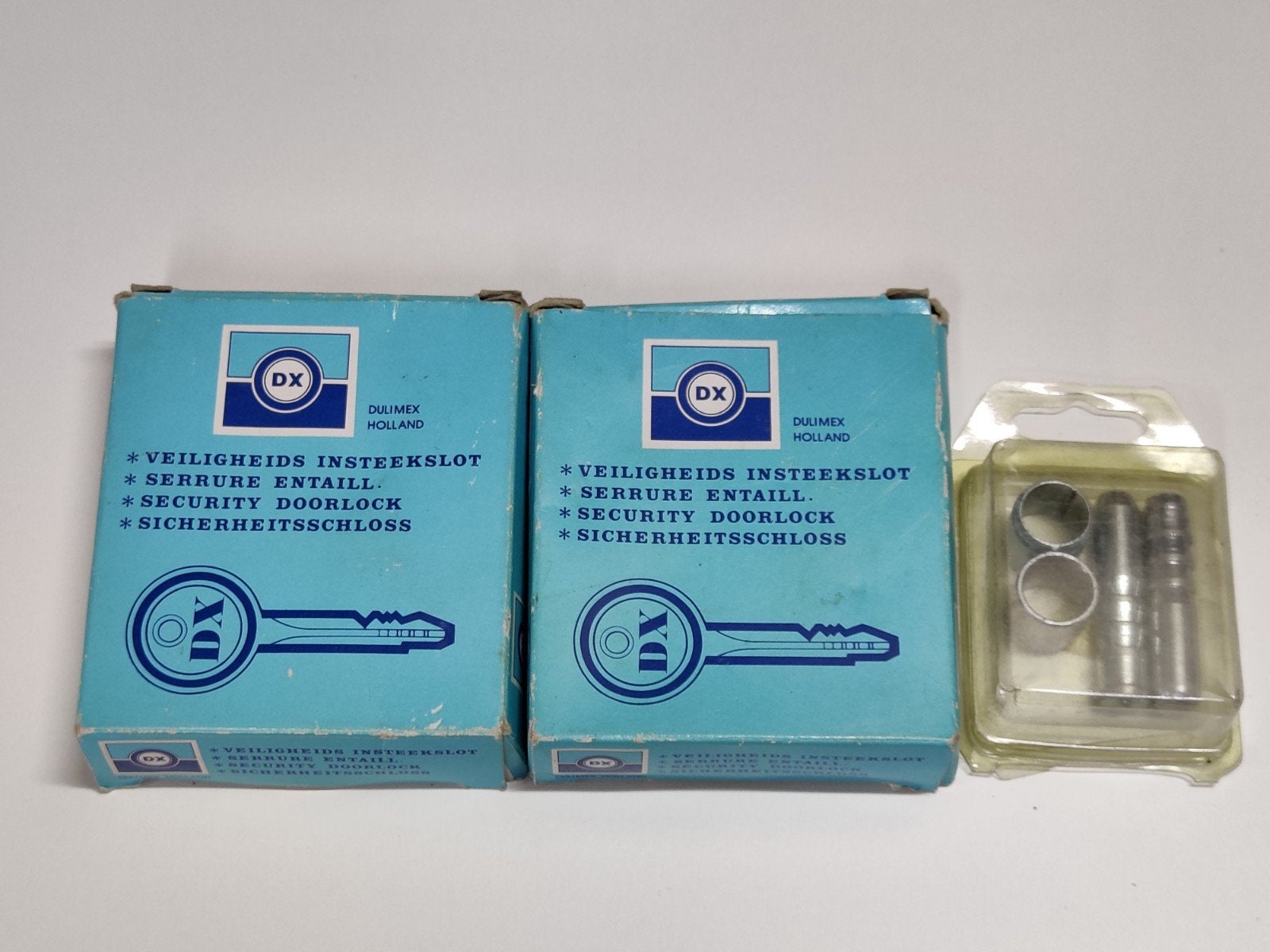Set identieke DX veiligheids insteekgrendels type DSG 600, Ophalen of Verzenden, IJzer, Slot