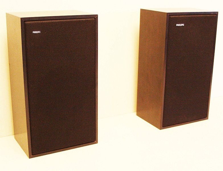 Vintage Philips Luidsprekers / Made In Holland / Belgium, Stereo speakers, Philips, Ophalen of Verzenden, Zo goed als nieuw