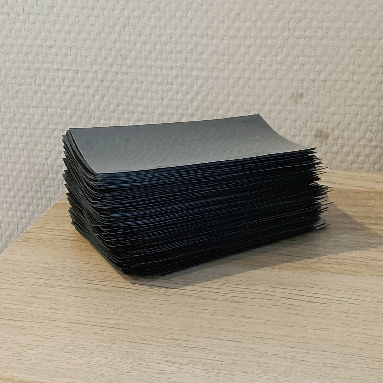 kpop sleeves zwart 9,2x6,2 cm ~150 stuks, Ophalen of Verzenden, Zo goed als nieuw