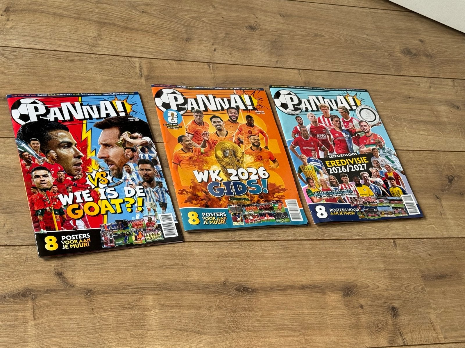 Panna! Voetbaltijdschriften - WK 2026, Eredivisie & GOAT, Ophalen, Zo goed als nieuw, Sport en Vrije tijd