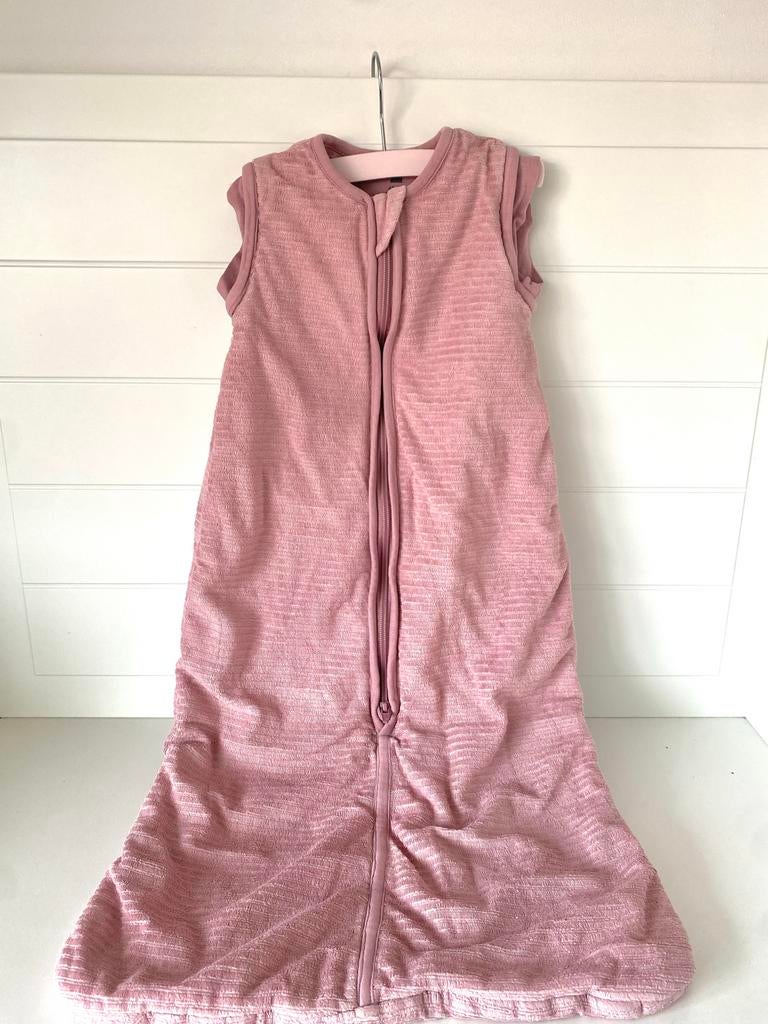 Hema rib stof Roze slaapzak 68-80 cm, Ophalen of Verzenden, Zo goed als nieuw, 70 tot 85 cm, Slaapzak