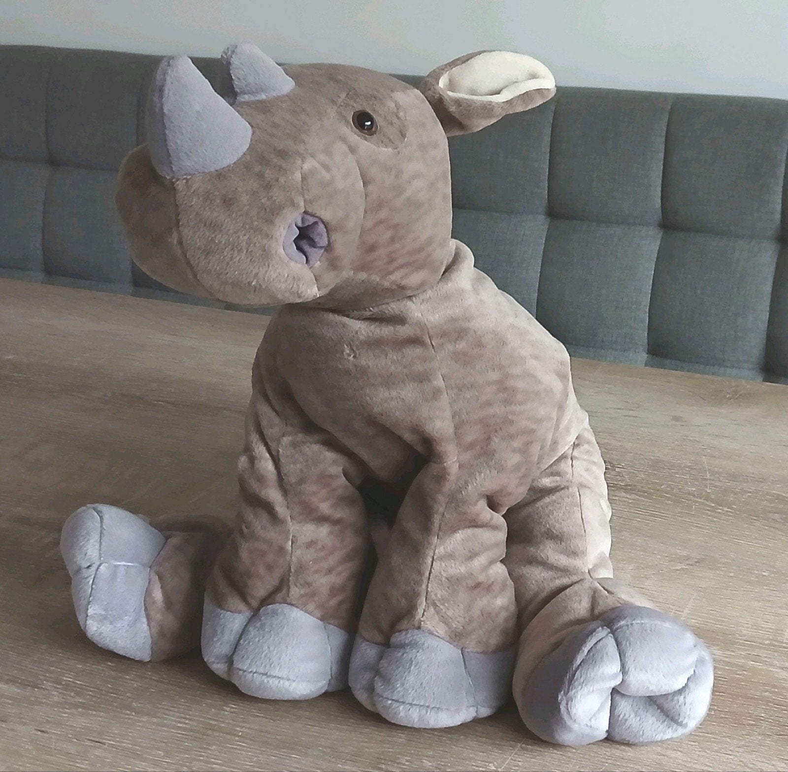 WWF Grote neushoorn WNF knuffel Anna club plush, Kinderen en Baby's, Speelgoed | Knuffels en Pluche, Overige typen, Grijs, Ophalen of Verzenden