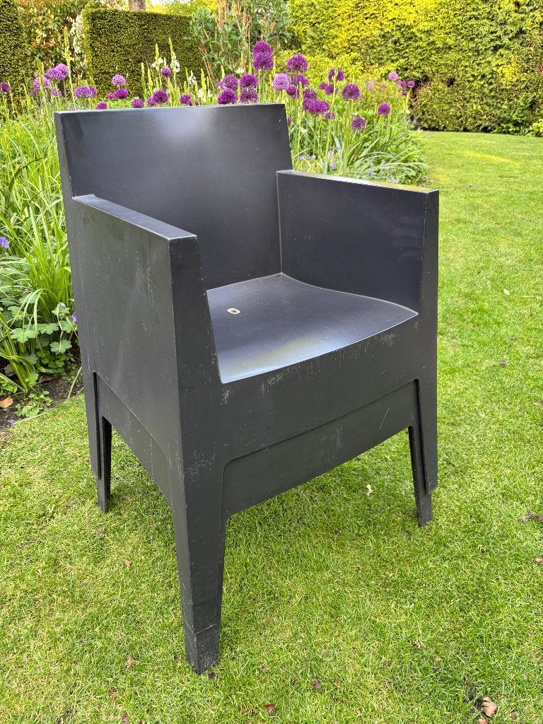 Driade Toy tuinstoel Philippe Starck 6x, Ophalen, Gebruikt, Kunststof, Stapelbaar