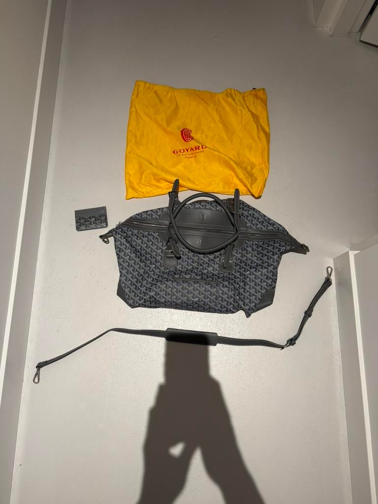 Goyard weekendtas+goyard cardholder, Verzenden, Zo goed als nieuw, Grijs, Overige merken