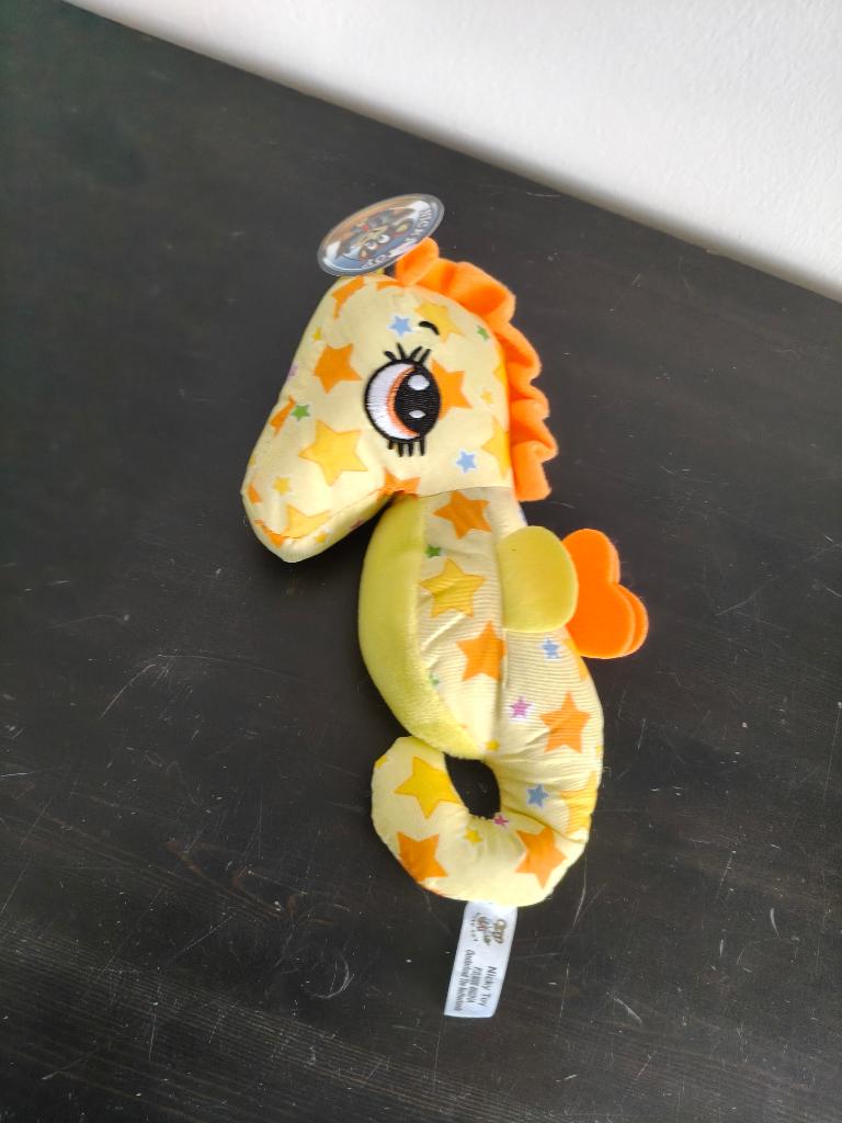 Zeepaardje knuffel geel, Ophalen, Nieuw, Overige typen